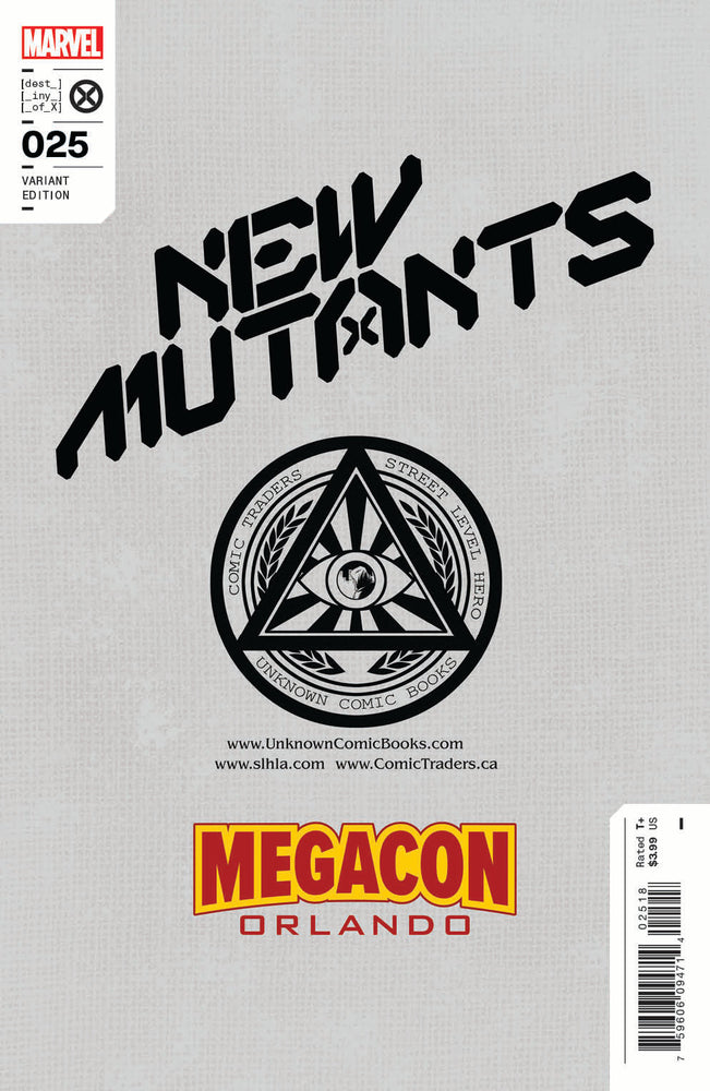 New Mutants 25 Unknown Comics Derrick Chew Exclusive Color Splash Convention VIRGIN Var (06/08/2022) (Online Only)