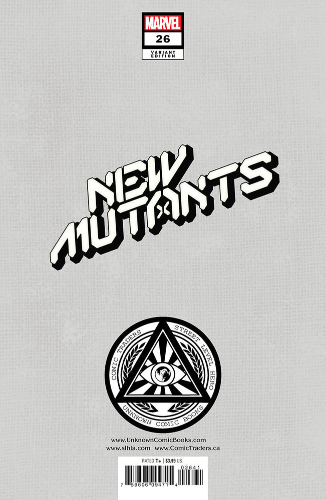 New Mutants #26 Unknown Comics Carnero Exclusive Virgin Var (06/22/2022) (Online Order Only)
