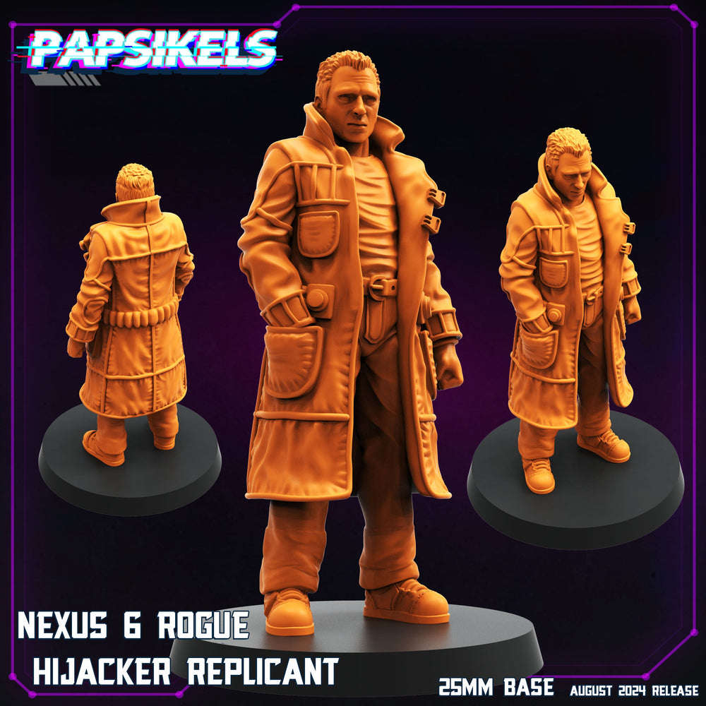 3D Printed Papsikels August 2024 Cyberpunk Nexus 6 Set 28mm 32mm (Online Only)