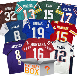All-Time Pro Bowler Autographed/Signed Football Jersey Mystery Box with PSA JSA or Beckett COA