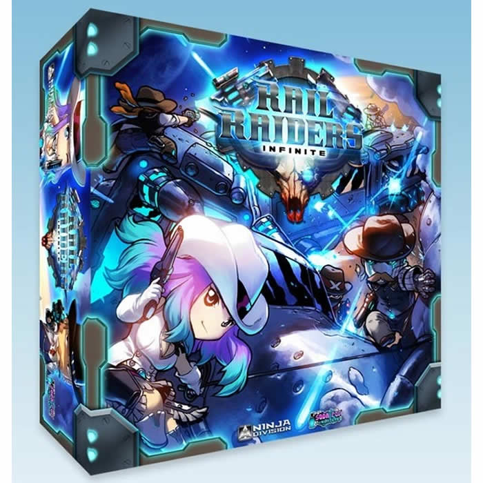 NJD020100 Rail Raiders Infinite Western Miniatures Board Game (ONLINE ORDER ONLY)