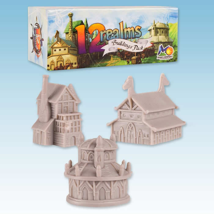 NJD420202 12 Realms Building Pack Board Game Expansion (ONLINE ORDER ONLY)