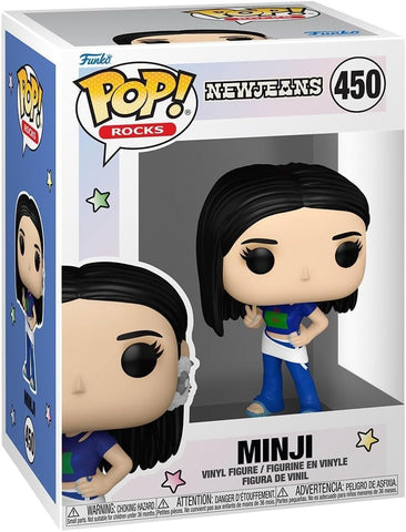 NewJeans (NJZ) Minji Funko Pop Vinyl Figure #450 with Funko Protector (Online Order Only)