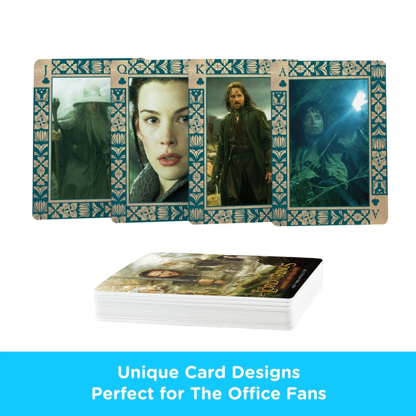 Aquarius Playing Cards: Lord of the Rings - Heroes & Villains (ONLINE ORDER ONLY)