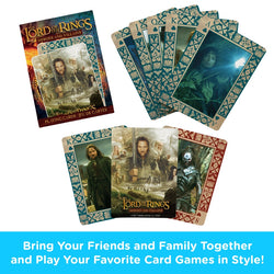Aquarius Playing Cards: Lord of the Rings - Heroes & Villains (ONLINE ORDER ONLY)