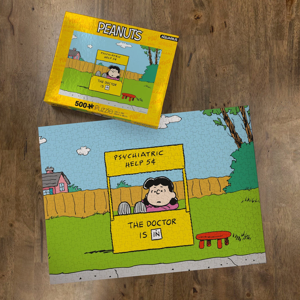 Aquarius Puzzles: Peanuts - Lucy - Doctor is In