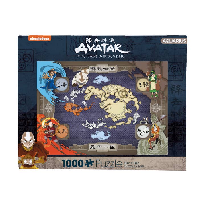 Aquarius Puzzles: Avatar: The Last Airbender - Map
