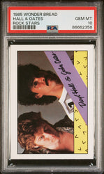 1985 WONDER BREAD ROCK STARS HALL & OATES ROCK STARS # - PSA 10 (Online Order Only)