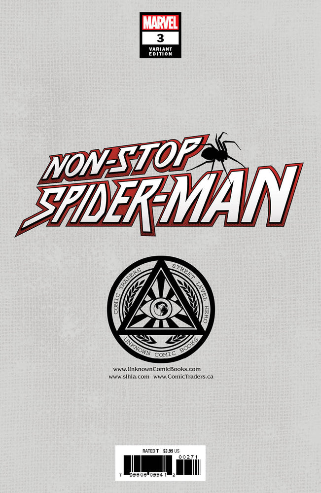 Non-Stop Spider-Man #3 Unknown Comics Gabriele Dell'Otto Exclusive Var (06/02/2021) (Online Order Only)