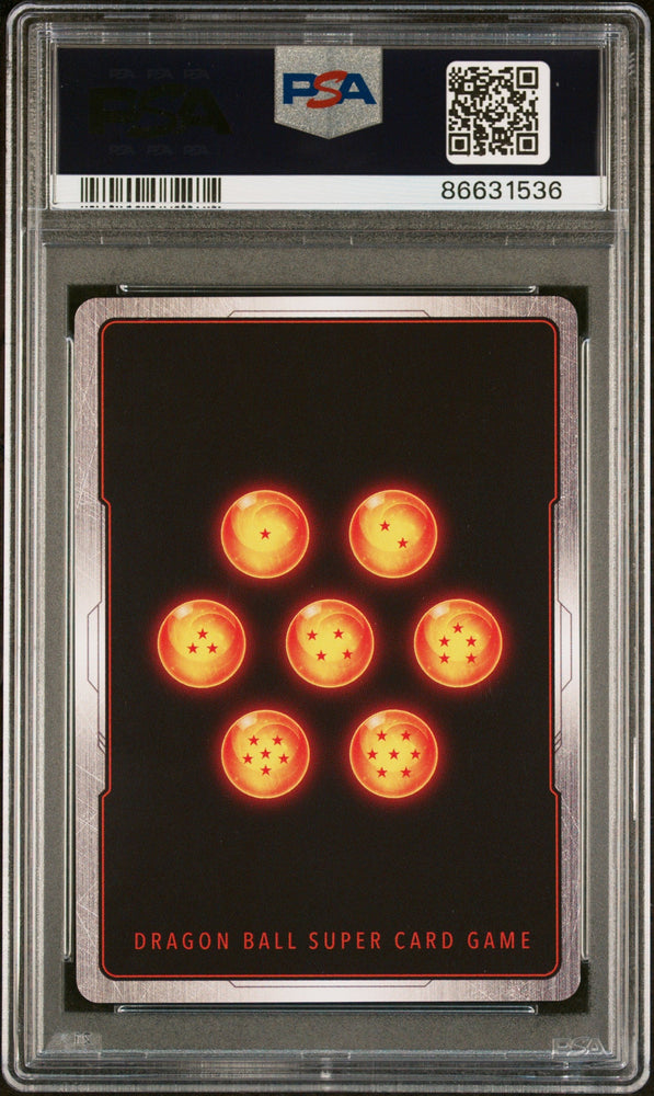 2018 DRAGON BALL SUPER SPRM.KAI/TM, LGTS.GD. #P-056 - PSA 10 (Online Order Only)