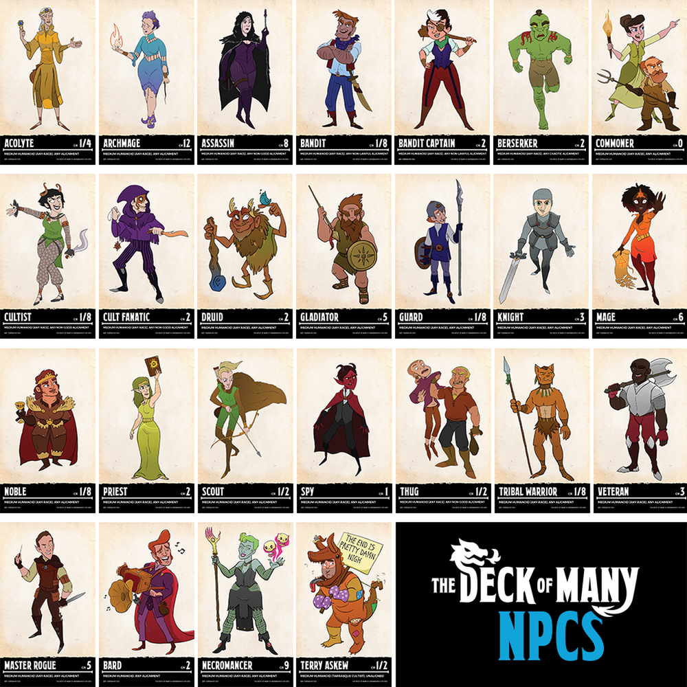 The Deck of Many: NPCS (ONLINE ORDER ONLY)