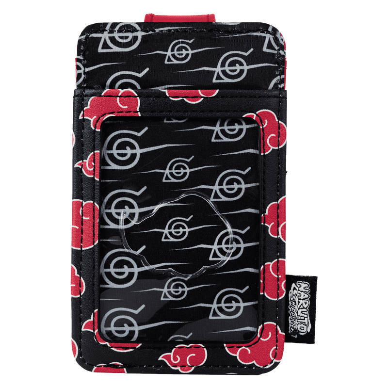 Loungefly Naruto Akatsuki All-Over Print Card Holder (Online Order Only)