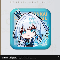 Pom-Pom Exhibition Series Square Tinplate Badge (ONLINE ORDER ONLY)