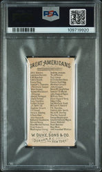 Graded 1888 N76 W. Duke, Sons & Co. Great Americans #NW Noah Webster Baseball Tobacco Card PSA 3 (ONLINE ORDER ONLY)