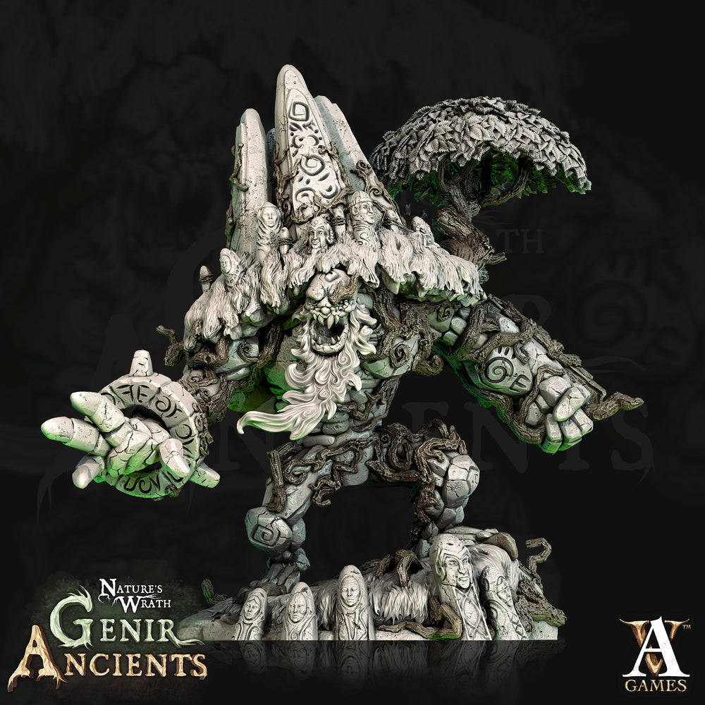 3D Printed Archvillain Games Nature's Wrath Genir Ancients - Elder Forest Elemental 28mm 32mm D&D (Online Only)