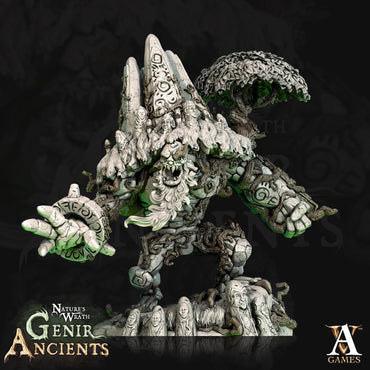 3D Printed Archvillain Games Nature's Wrath Genir Ancients - Elder Forest Elemental 28mm 32mm D&D (Online Only)