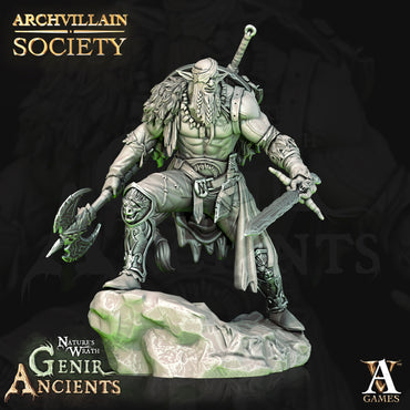 3D Printed Archvillain Games Archvillain Society Vol. X - Gaelan the Valiant 28mm 32mm D&D (Online Only)