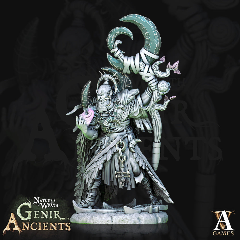 3D Printed Archvillain Games Nature's Wrath Genir Ancients - Grovebred Druids 28mm 32mm D&D (Online Only)