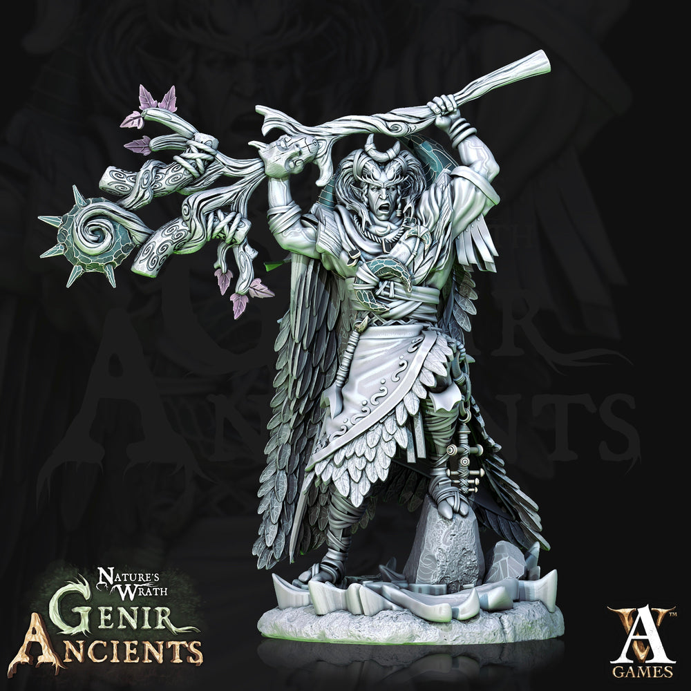 3D Printed Archvillain Games Nature's Wrath Genir Ancients - Grovebred Druids 28mm 32mm D&D (Online Only)