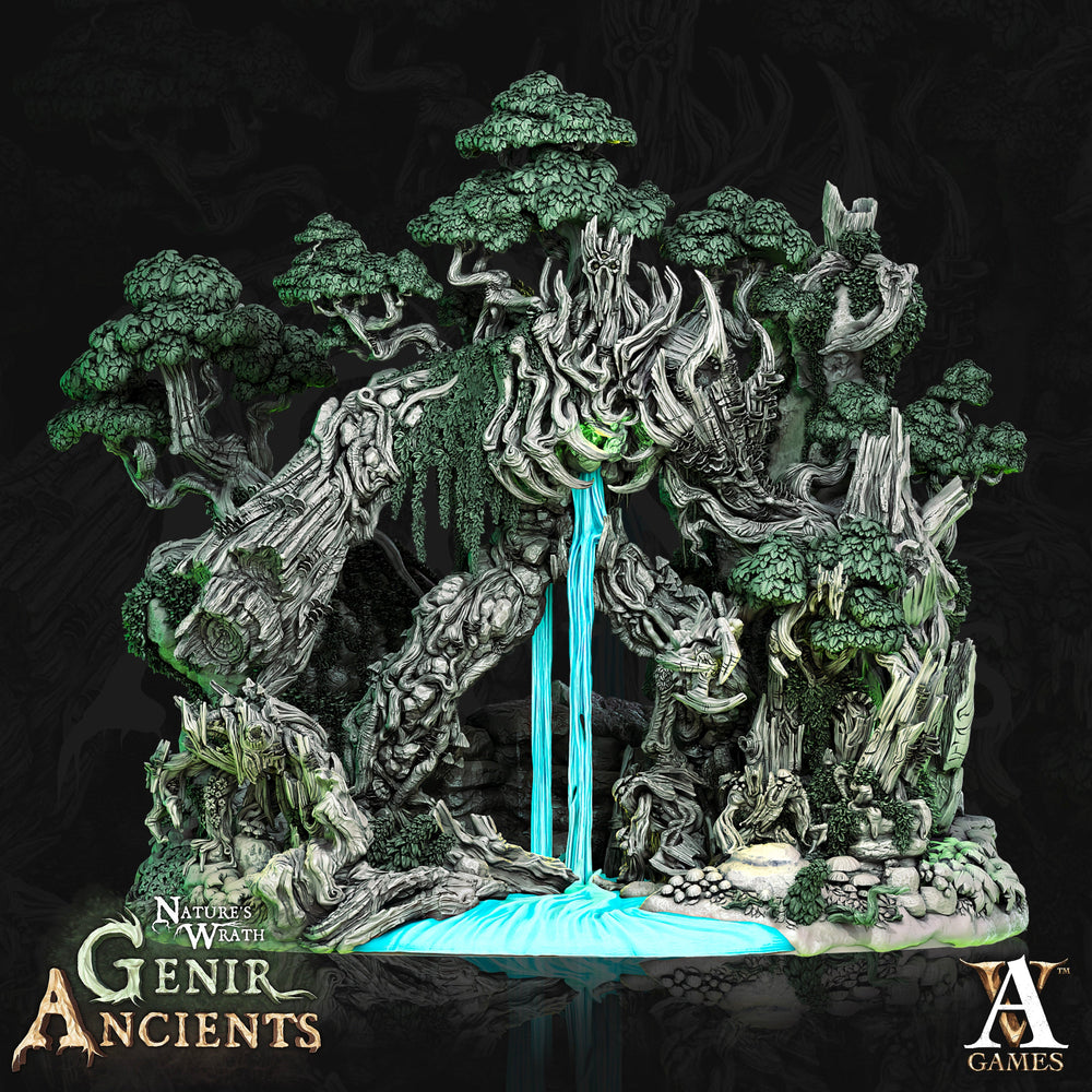 3D Printed Archvillain Games Nature's Wrath Genir Ancients - Treant Lord 28mm 32mm D&D (Online Only)