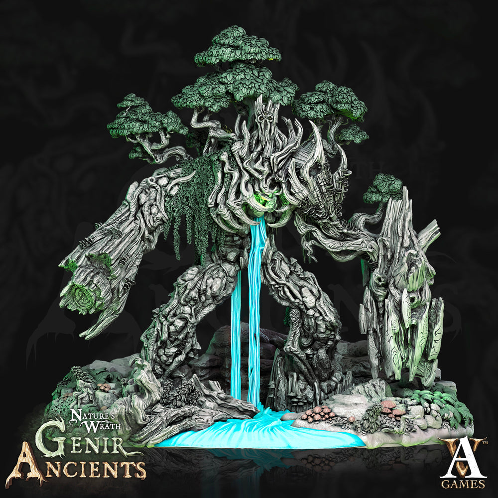 3D Printed Archvillain Games Nature's Wrath Genir Ancients - Treant Lord 28mm 32mm D&D (Online Only)
