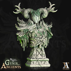 3D Printed Archvillain Games Nature's Wrath Genir Ancients - Verdant Ancient Bust 28mm 32mm D&D (Online Only)