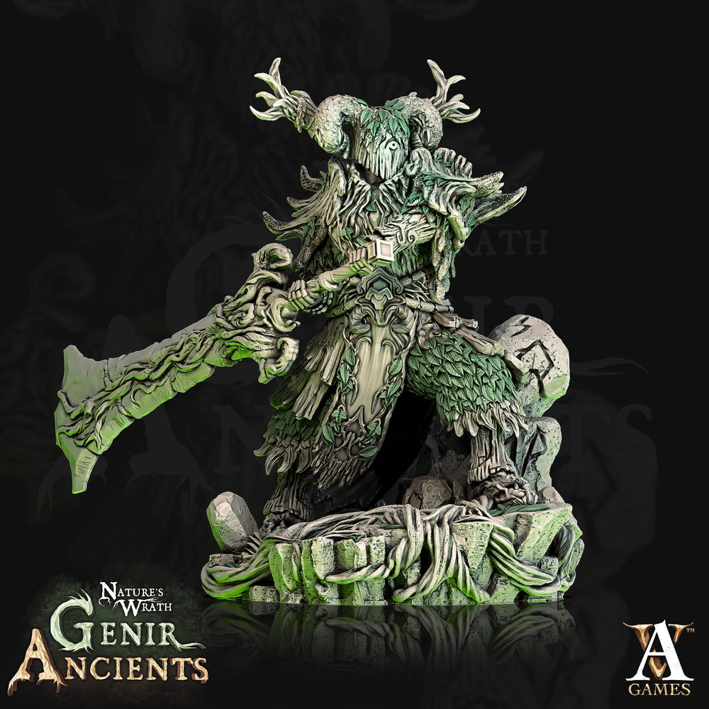 3D Printed Archvillain Games Nature's Wrath Genir Ancients - Verdant Ancient 28mm 32mm D&D (Online Only)
