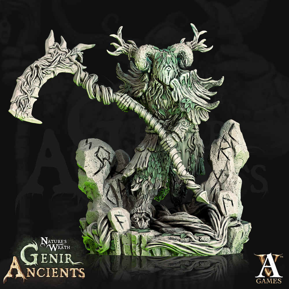 3D Printed Archvillain Games Nature's Wrath Genir Ancients - Verdant Ancient 28mm 32mm D&D (Online Only)
