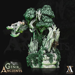 3D Printed Archvillain Games Nature's Wrath Genir Ancients - Young Treants 28mm 32mm D&D (Online Only)
