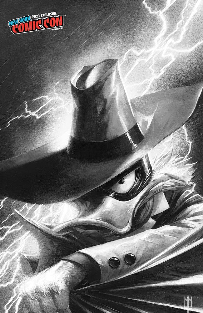 NEGADUCK #1 UNKNOWN COMICS MARCO MASTRAZZO EXCLUSIVE B&W NYCC VIRGIN VAR (10/25/2023) (ONLINE ORDER ONLY)