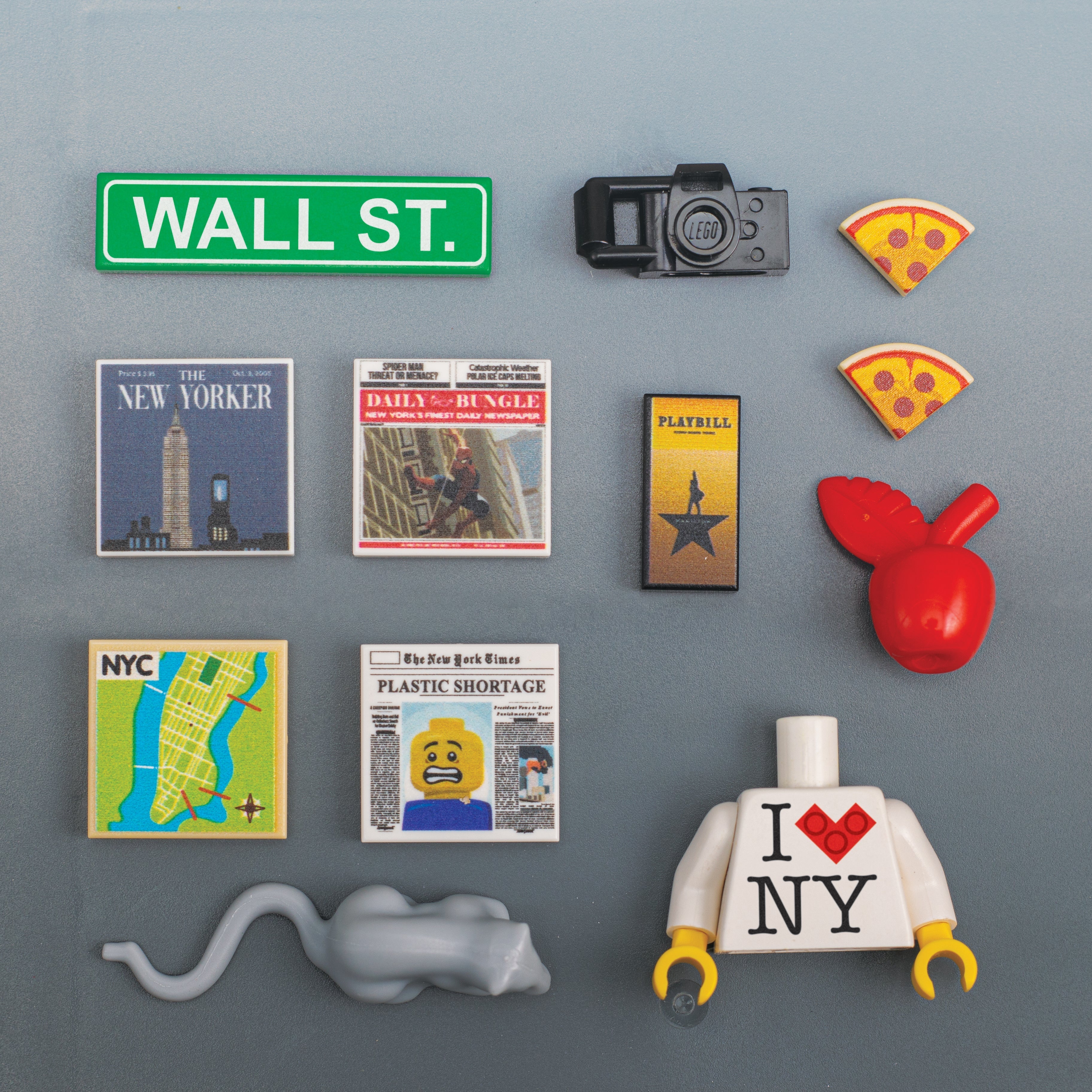 New York City Pack - Custom Parts + Minifig Accessories made using LEGO parts (Online Order Only)
