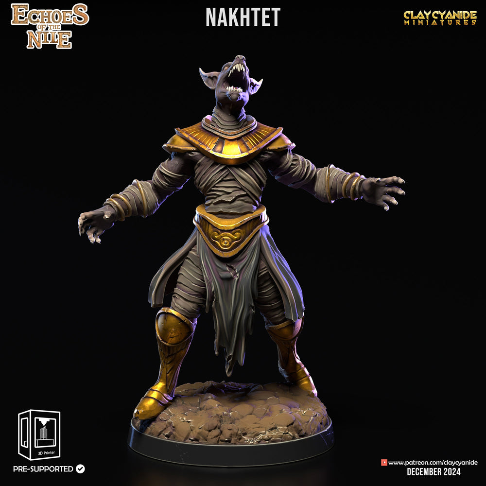 3D Printed Clay Cyanide Echoes of the Nile 28 32 mm D&D (Online Only)