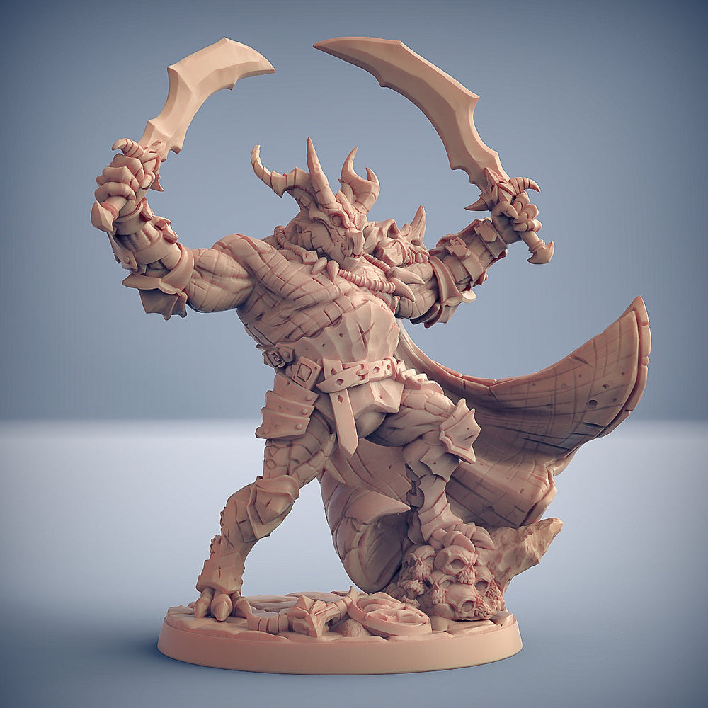 3D Printed Artisan Guild Nasmaraax the Destroyer The Dragonguard 28mm 32mm (Online Only)