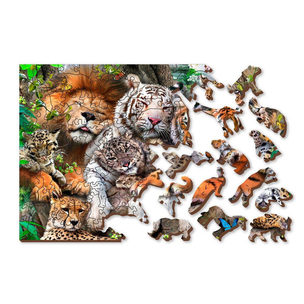 Nap Time 300 Piece Wood Jigsaw Puzzle Wooden City (ONLINE ORDER ONLY)