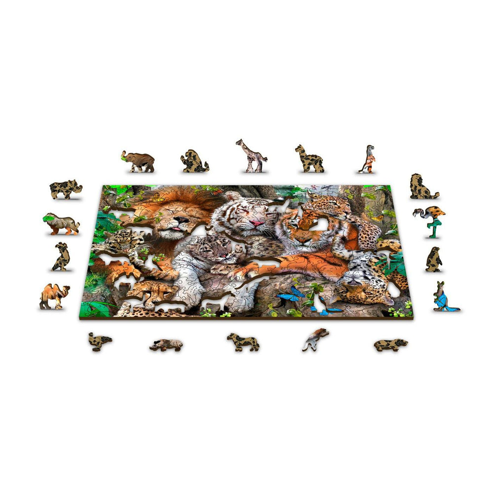 Nap Time 300 Piece Wood Jigsaw Puzzle Wooden City (ONLINE ORDER ONLY)