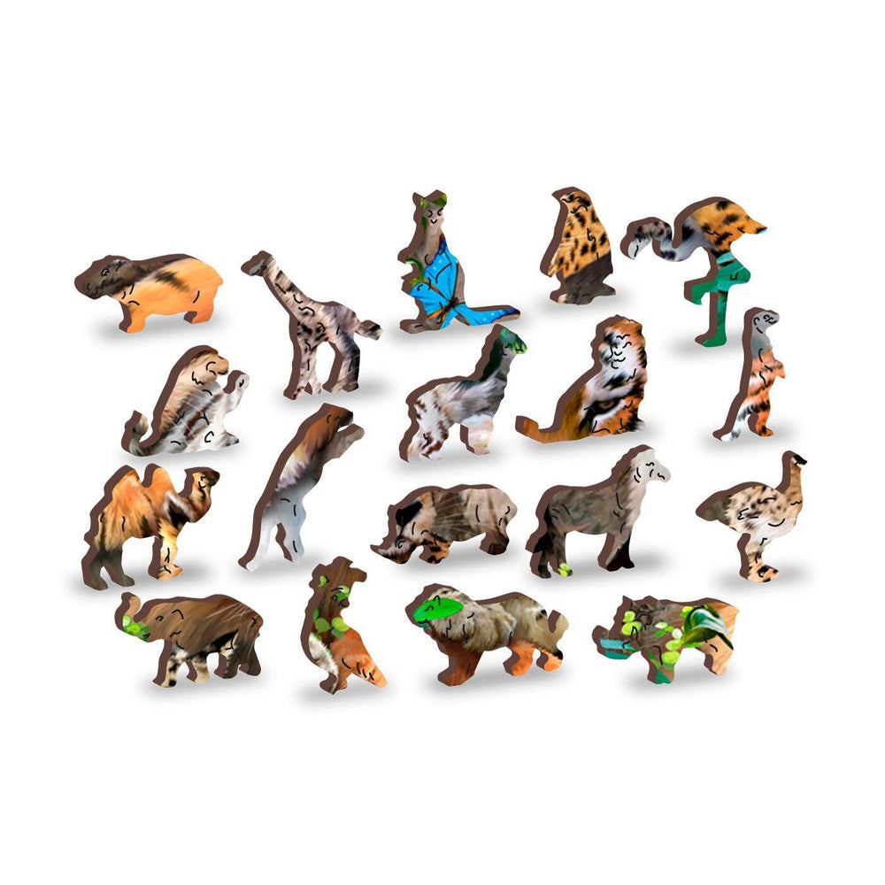Nap Time 300 Piece Wood Jigsaw Puzzle Wooden City (ONLINE ORDER ONLY)