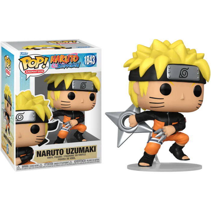 Naruto Shippuden Naruto Uzumaki with Kunai Funko Pop! #1843 (Online Order Only)