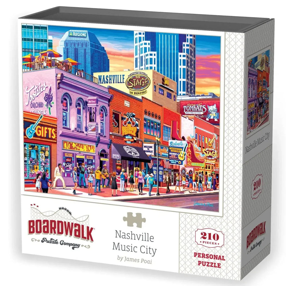 Nashville Music City 210 Piece Jigsaw Puzzle Boardwalk (ONLINE ORDER ONLY)