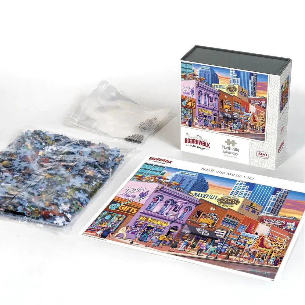 Nashville Music City 500 Piece Jigsaw Puzzle Boardwalk (ONLINE ORDER ONLY)