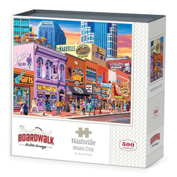 Nashville Music City 500 Piece Jigsaw Puzzle Boardwalk (ONLINE ORDER ONLY)