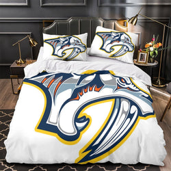 Nashville Predators Bedding Set Quilt Duvet Cover Without Filler (Online Order Only)