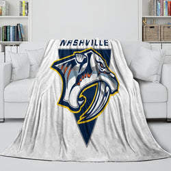 Nashville Predators Blanket Flannel Throw Kids Room Decoration (Online Order Only)