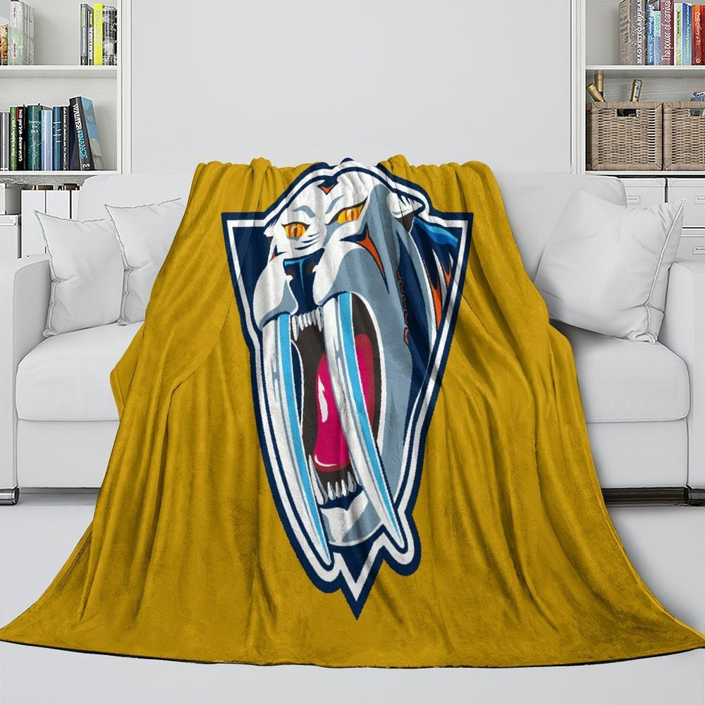 Nashville Predators Blanket Flannel Throw Kids Room Decoration (Online Order Only)
