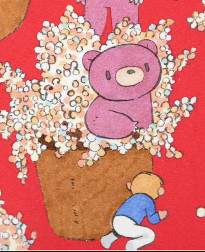 Natalia Parakid - Meetup - Original Artwork - Gloomy Bear Exhibition (ONLINE ORDER ONLY)