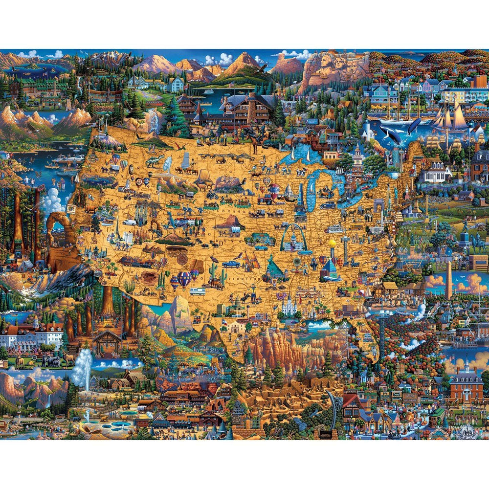 National Parks 100 Piece Jigsaw Puzzle Dowdle (ONLINE ORDER ONLY)
