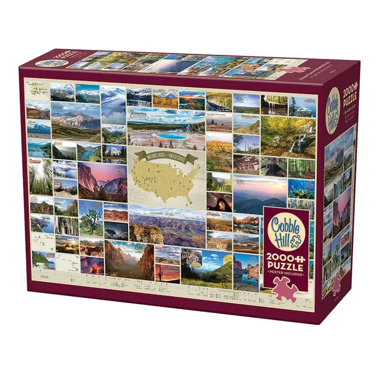 National Parks of the United States 2000 Piece Jigsaw Puzzle Cobble Hill (ONLINE ORDER ONLY)