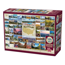 National Parks of the United States 2000 Piece Jigsaw Puzzle Cobble Hill (ONLINE ORDER ONLY)