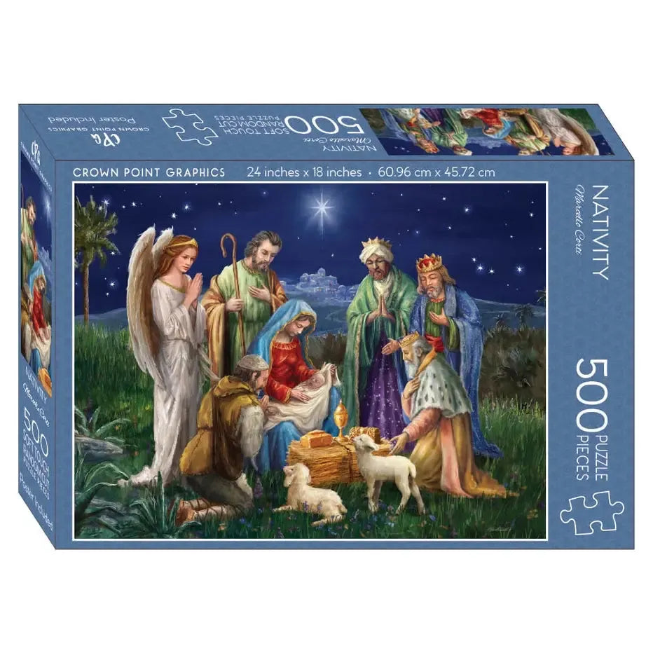 Nativity 500 Piece Soft Touch Jigsaw Puzzle Crown Point