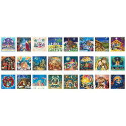 Nativity Advent Calendar - 24 Set of 50 Piece Mini Jigsaw Puzzles Eurographics (ONLINE ORDER ONLY)