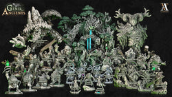 3D Printed Archvillain Games Nature's Wrath Genir Ancients - Rootals 28mm 32mm D&D (Online Only)